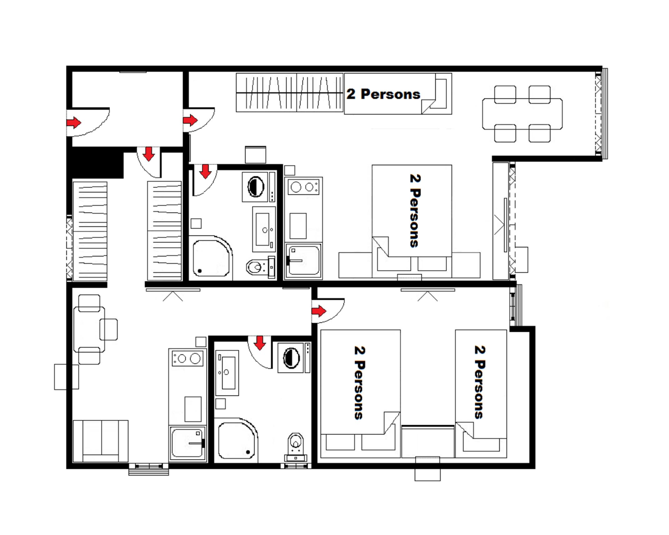 D&D Apartments 3 بودفا المظهر الخارجي الصورة